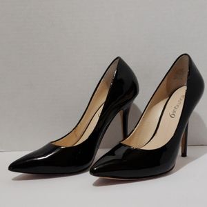 Boutique 9 black patent pumps